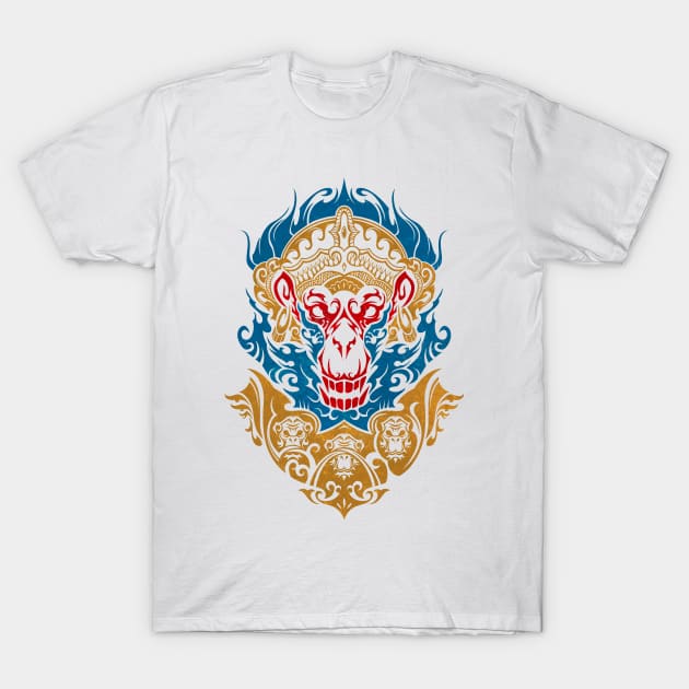 Hanuman (ver.color) T-Shirt by TurkeysDesign